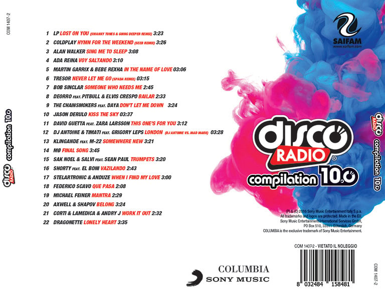 COM1407-2 // DISCORADIO COMPILATION 10.0 (CD COMPILATION)
