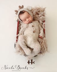 Image 4 of Newborn Footed Romper 
