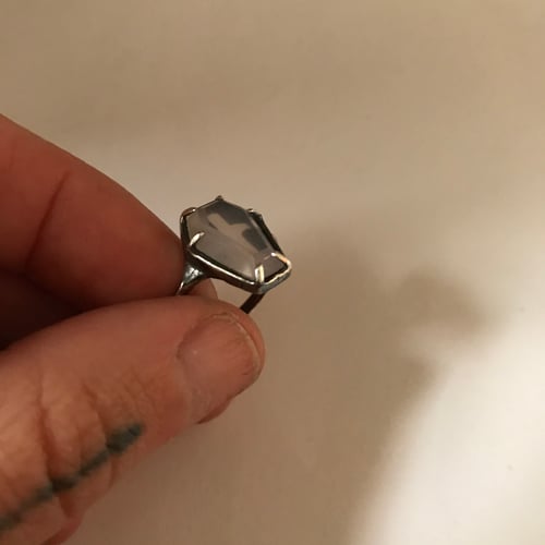 Image of Ghost Rose Coffin Ring