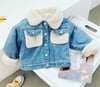 “Aiden” Fur denim jacket 