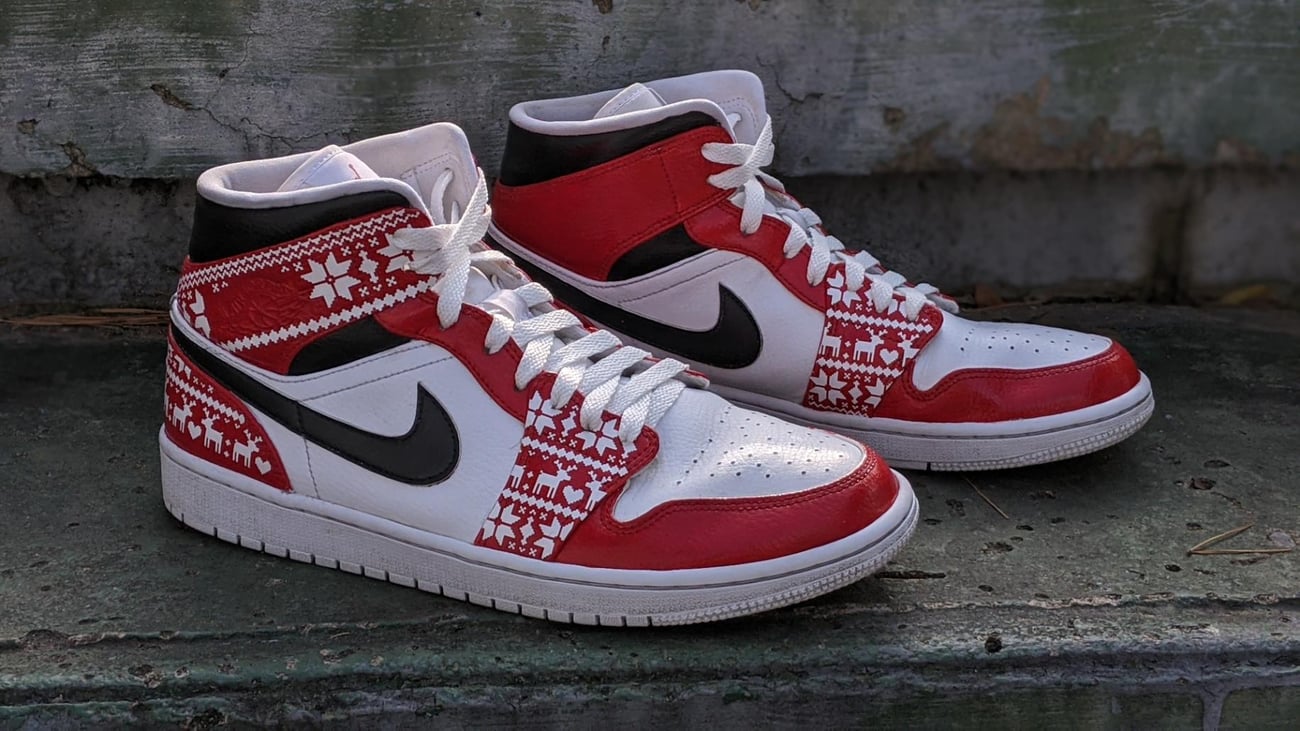 Nike Air Jordan 1 High "Christmas In Chicago" Reclaim Redesign Footwear