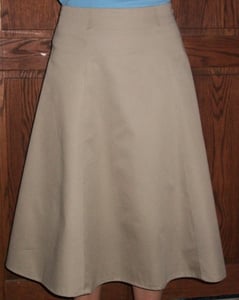 Image of Tan Twill skirt