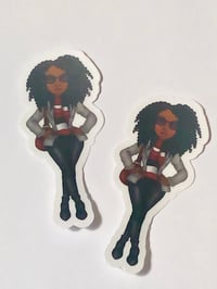 Image 1 of Die Cut Sticker Doll