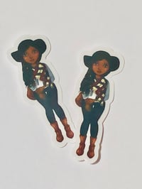 Image 2 of Die Cut Sticker Doll