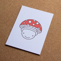 Amanita muscaria — postcard