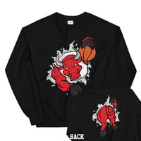 Pay yourself "nike air raging bull" CRU NECK Unisex Sweatshirt 