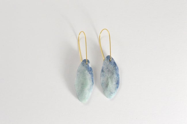 Boucles Fauve Bleu/vert