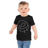 Short sleeve kids t-shirt black