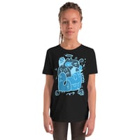 Image 2 of T SHIRT: YOUTH - "FUNKY BLUE"