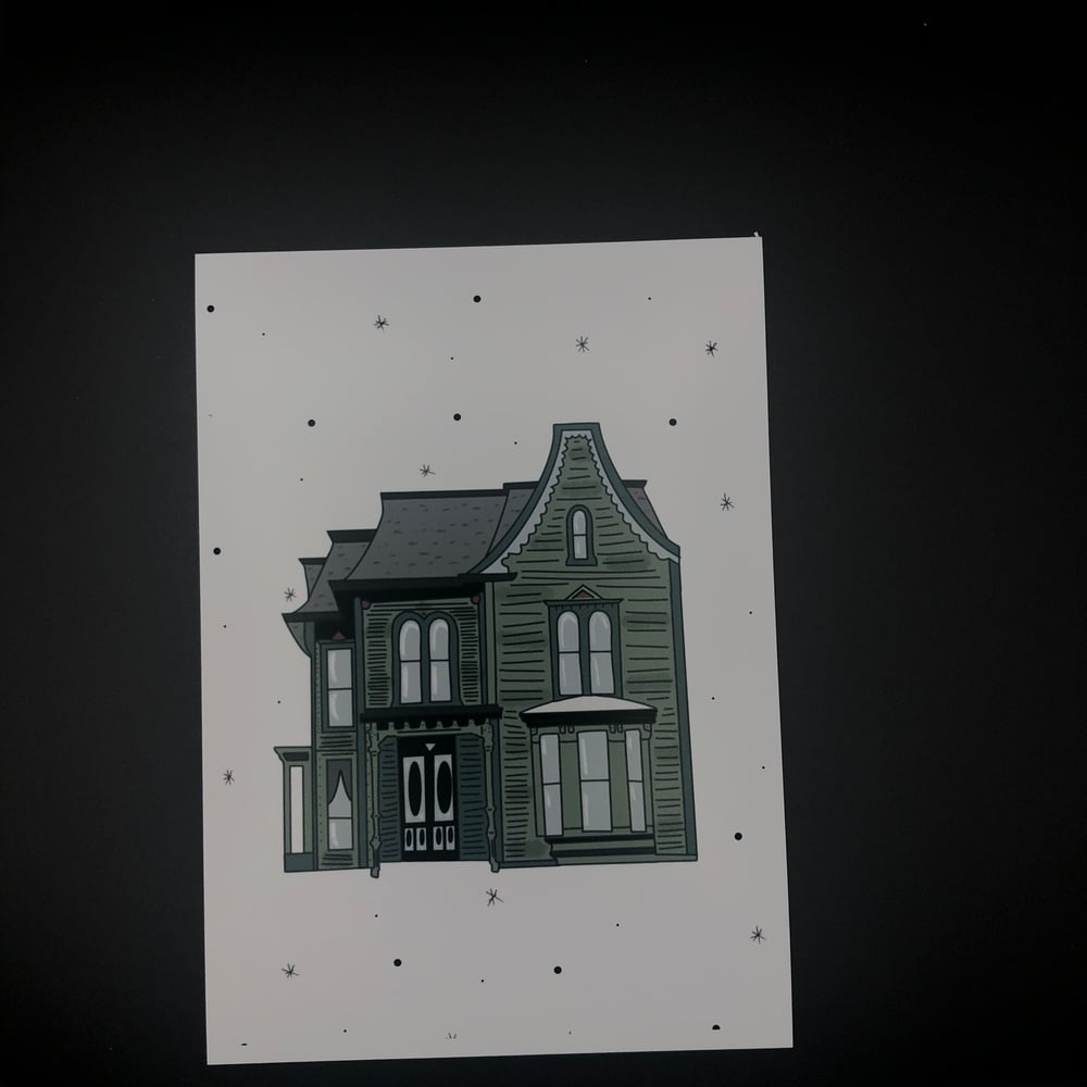Image of Haunted House Print