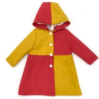 Image 4 of Enchanted coat in color block