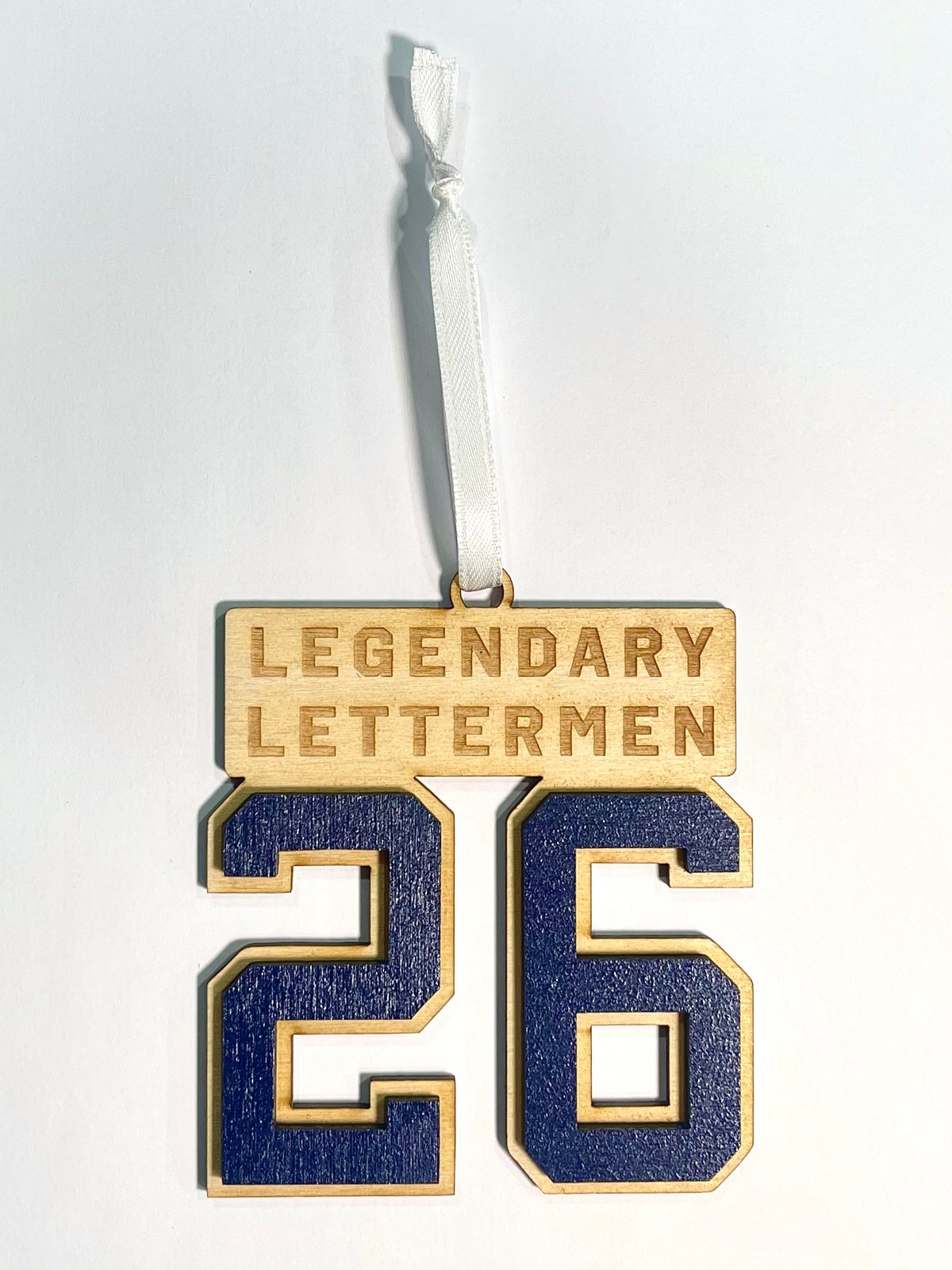Image of Legendary Lettermen #26 Wood Ornament 