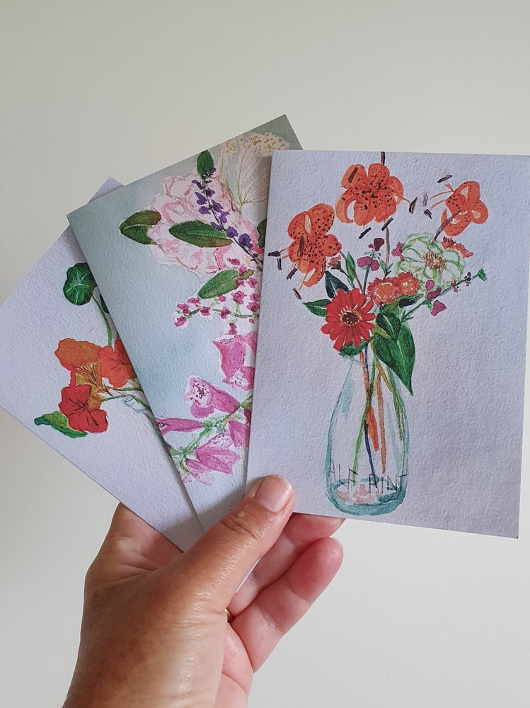 Image of Watercolour greeting cards