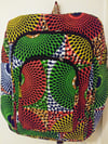 Multi-Color African Print Bag-pack