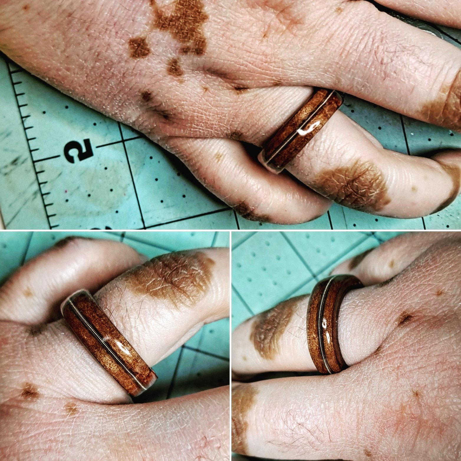 アクセサリー STANLEY GUESS Wood Guitar Ring #16 アクセサリー STANLEY GUESS Wood Guitar Ring #16 アクセサリー