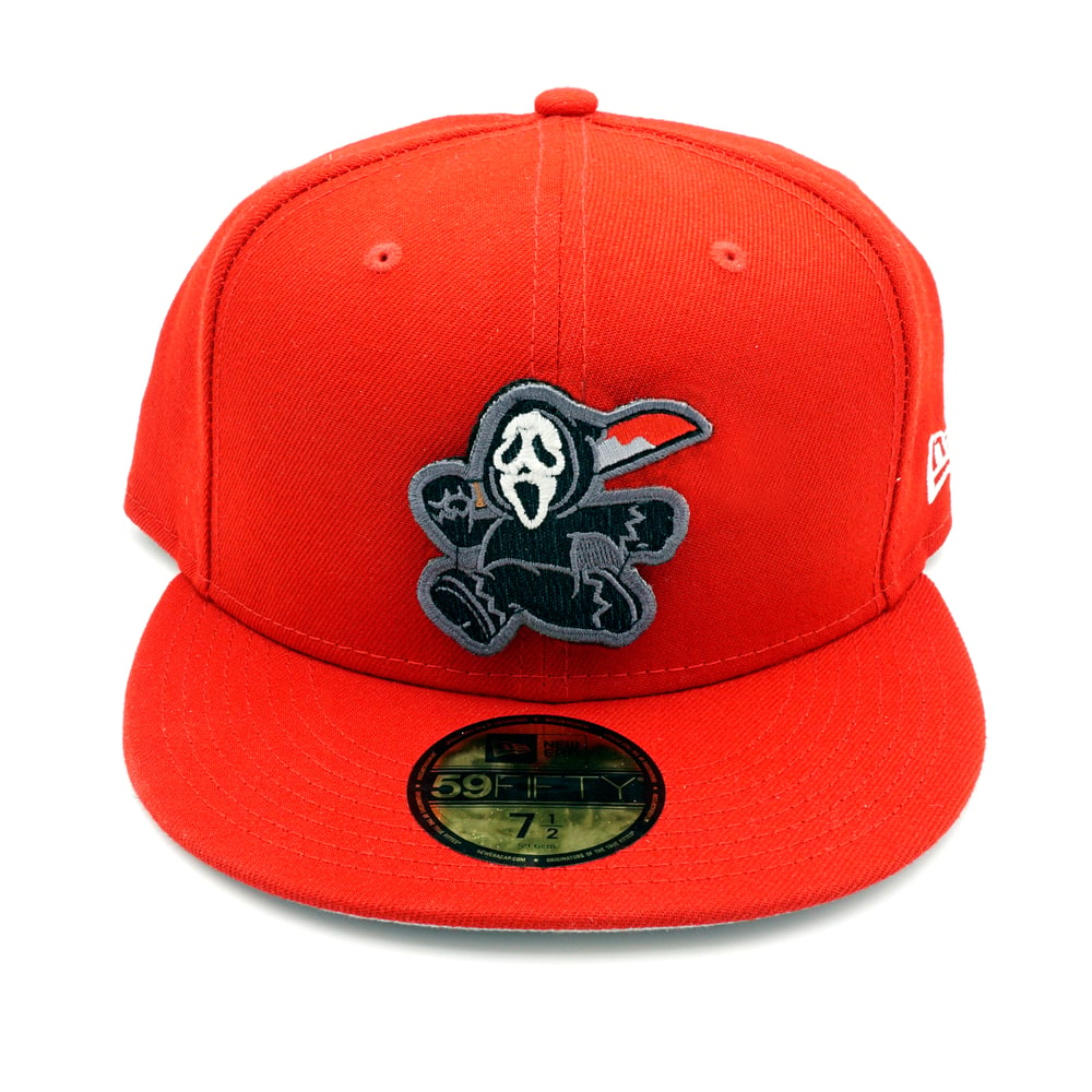 map Beyond rekken Ghostface Custom 59FIFTY Red | The Capologists