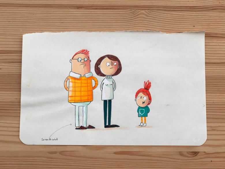 Image of Poppy Pickle: The Pickle family sketch