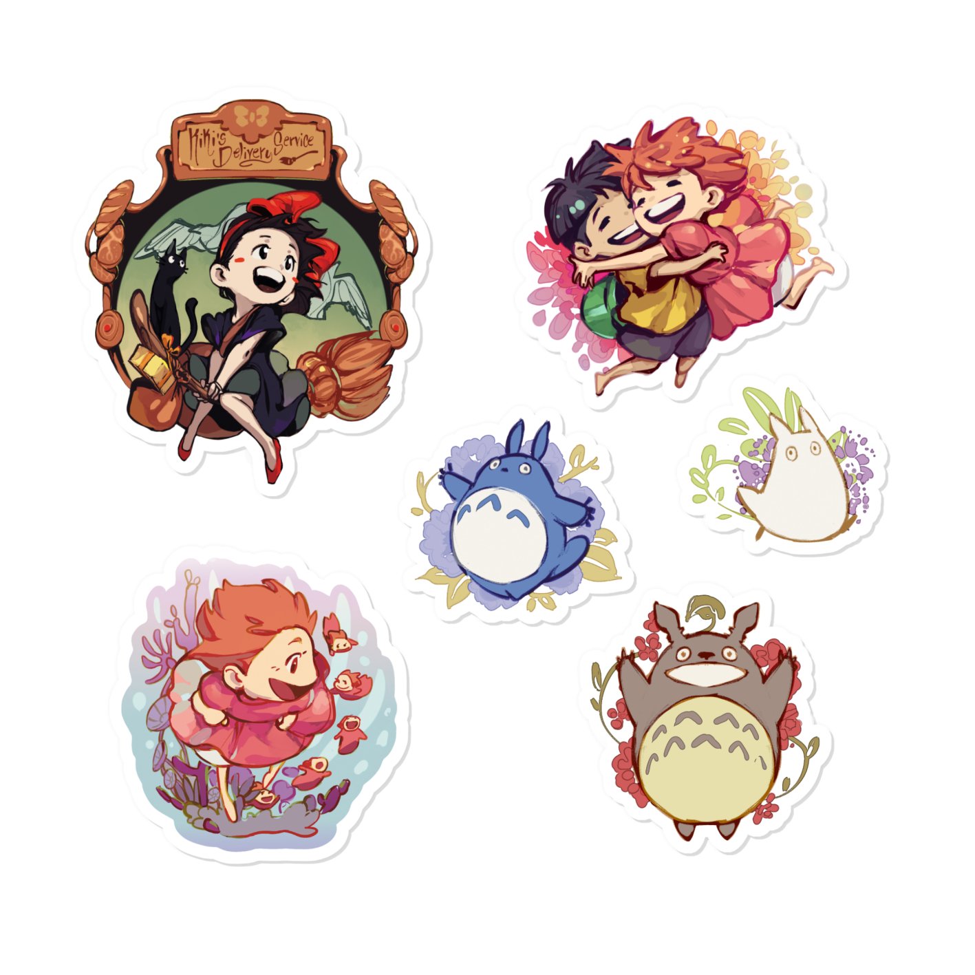 Image of ✧ Ghibli Holo Stickers ✧