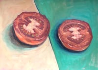 Image 1 of Half and Half Again, still life oil painting