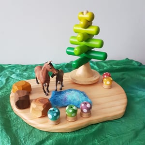 Image of Wooden Small World Play Base Plate