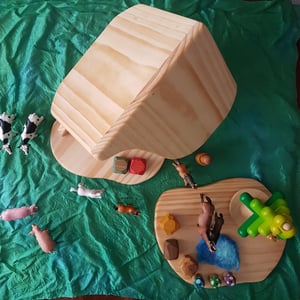 Image of Wooden Small World Play Base Plate