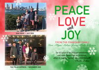 Peace, Love & Joy Christmas Card