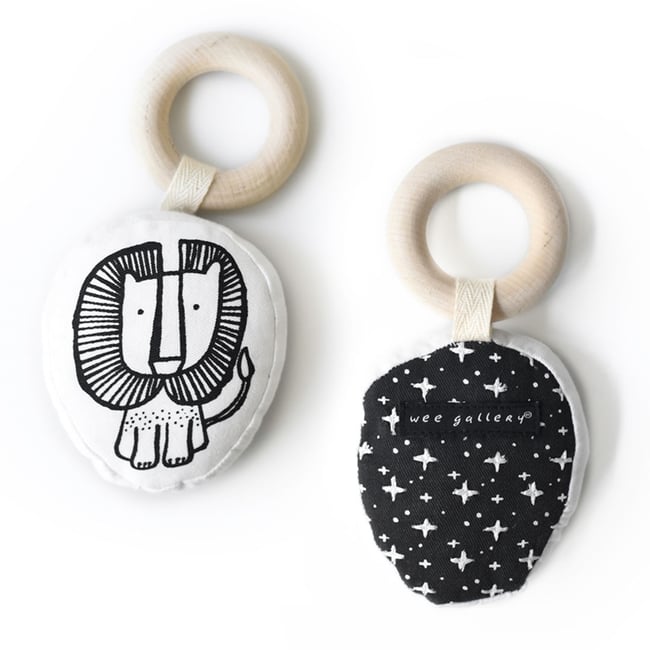 Wee Gallery Organic Cotton Lion Teether
