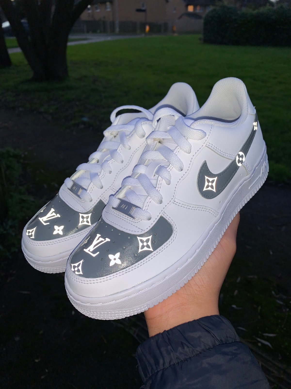 lv reflective shoes