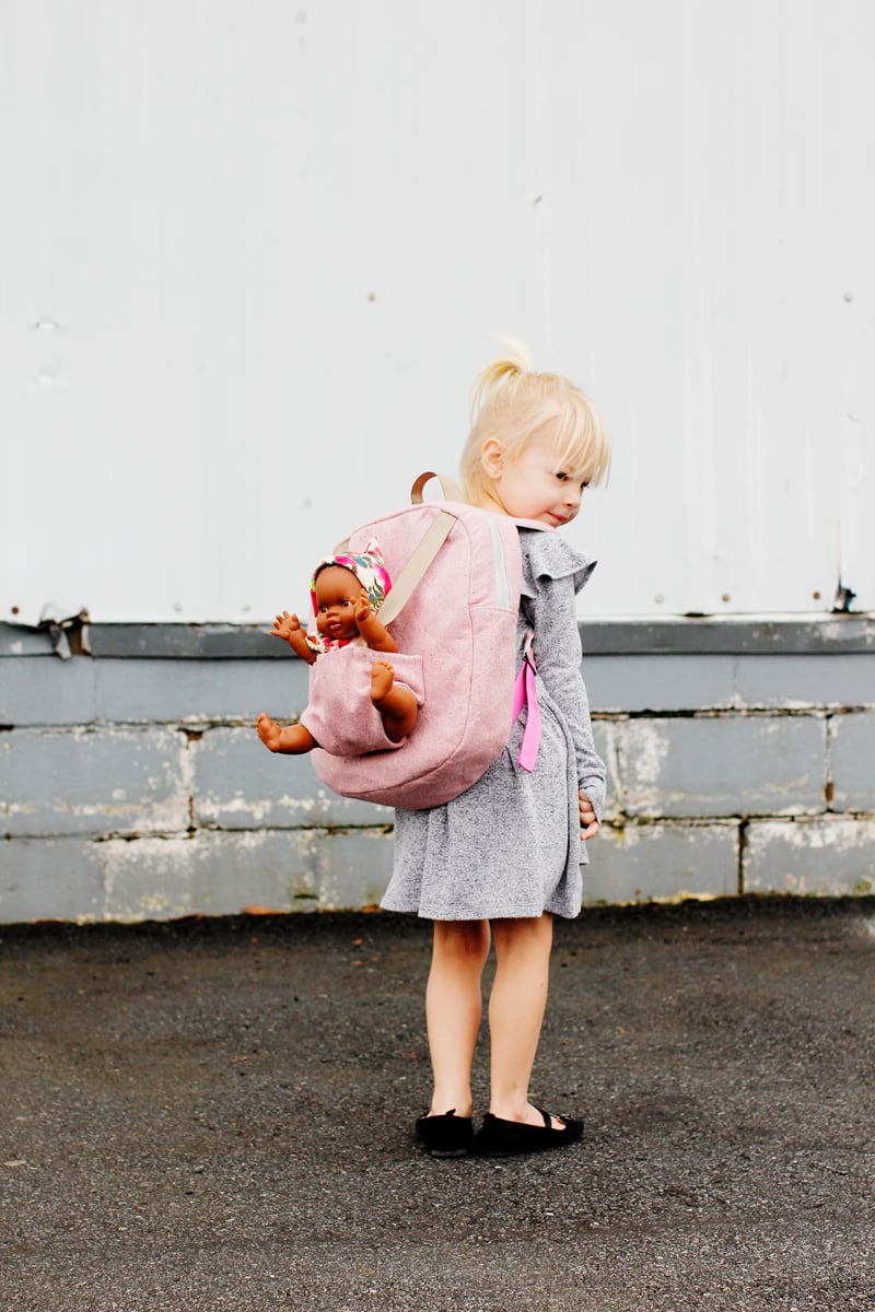Image of BABY DOLL CARRIER BACKPACK PDF Pattern