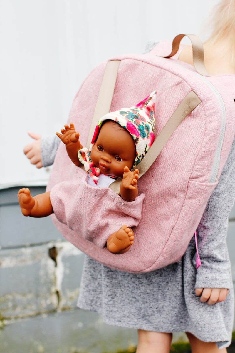 Image of BABY DOLL CARRIER BACKPACK PDF Pattern