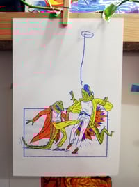 The point of no return print by Soma Sebesvári