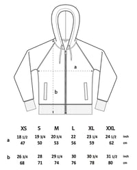 Image 5 of Back Scratch Unisex Black Zip-Up Hood (Organic)
