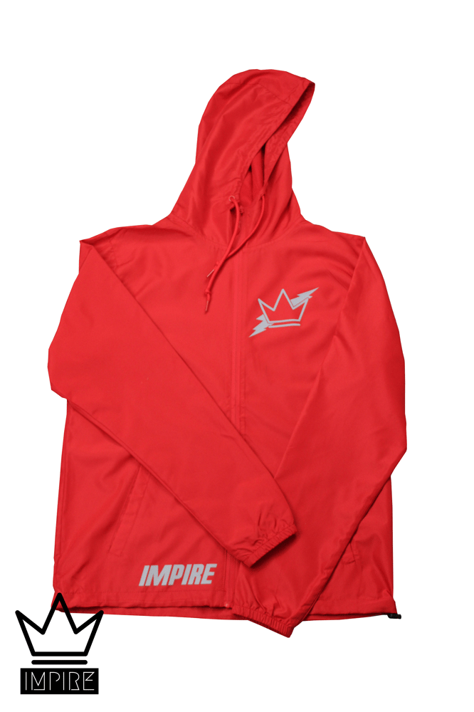 Image of LIGHTBOLT REFLECTIVE RAIN JACKET (RED)
