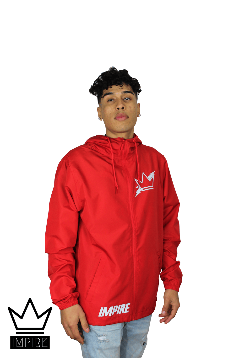 Image of LIGHTBOLT REFLECTIVE RAIN JACKET (RED)