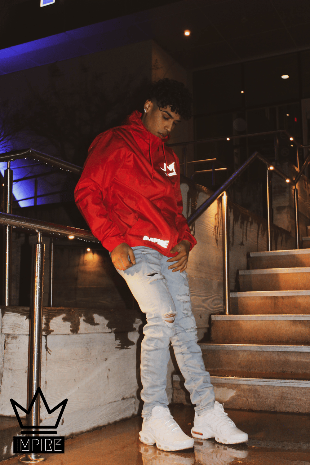 Image of LIGHTBOLT REFLECTIVE RAIN JACKET (RED)