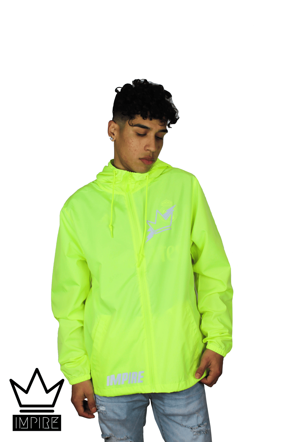 Image of LIGHTBOLT REFLECTIVE RAIN JACKET (NEON YELLOW)