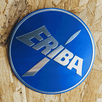 Replacement Aluminium Eriba Badge 15cm [PAIR]
