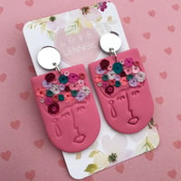 ‘Frida’ earrings - pink 