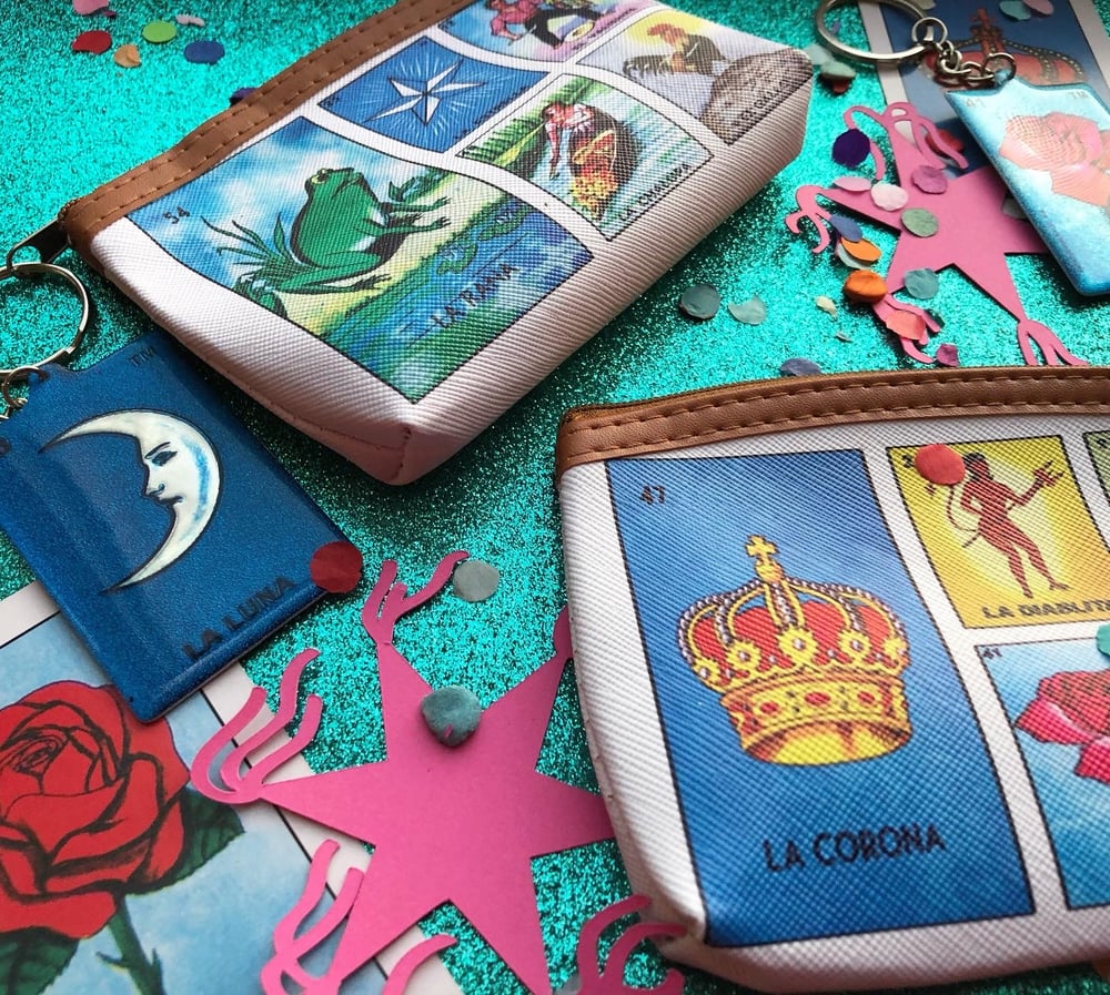 Image of Loteria coin purse #2 style