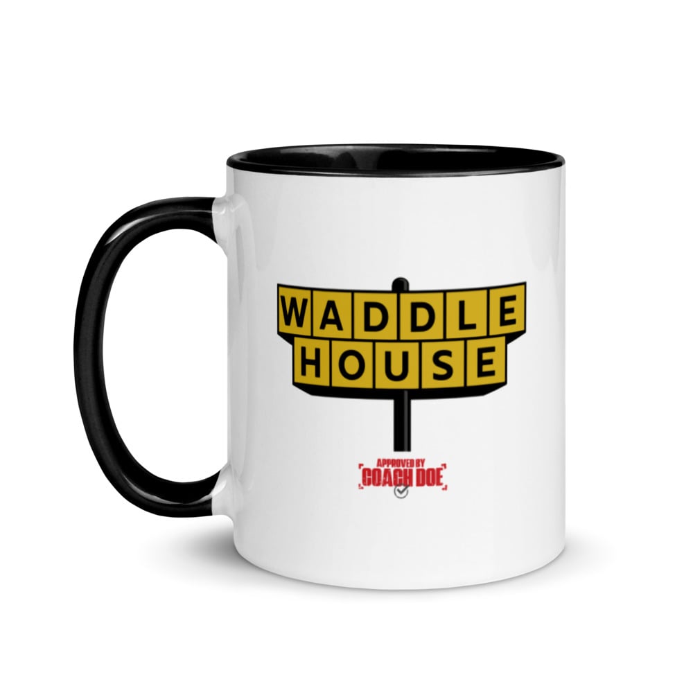 Image of Waddle House Mug with Black Interior