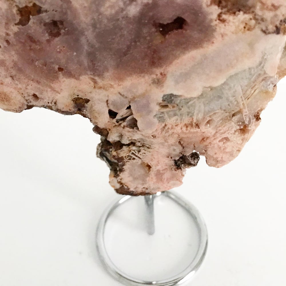 Image of Pink Amethyst No.12 + Limited Edition Chrome Post Stand