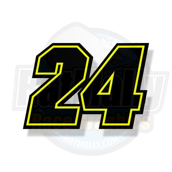 Image of Makina-Neon Race numbers