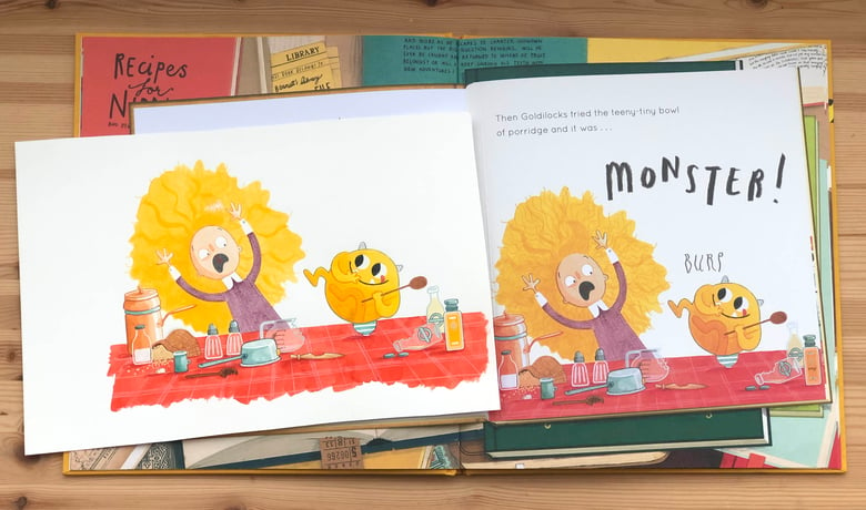 Image of Nibbles: Goldilocks and the Book Monster.