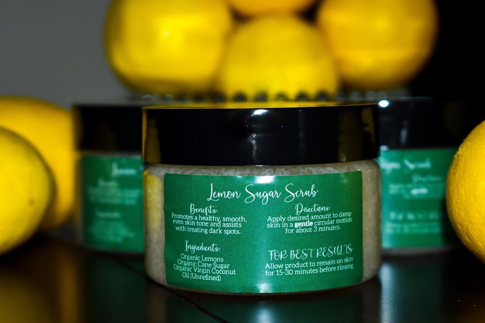 Image of Lemon Sugar Scrub, 4oz