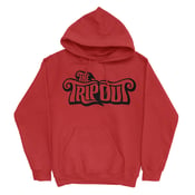 Image of Hoodie Trip Out TEXT Logo Red