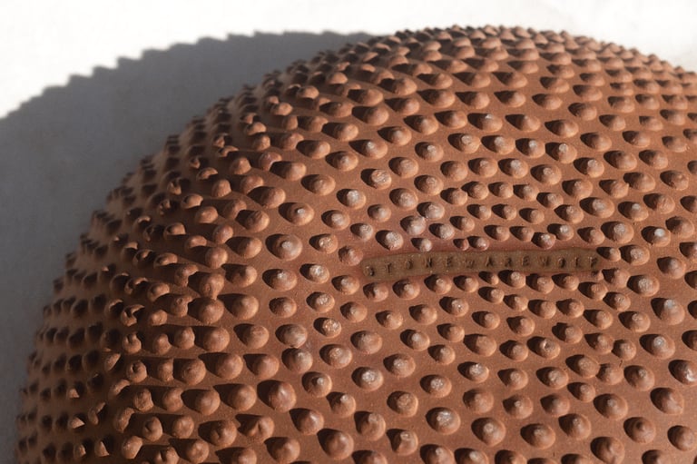 Raw Hobnail Bowl Image 4