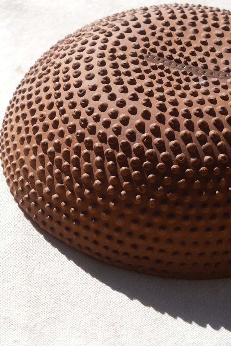 Raw Hobnail Bowl Image 5
