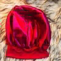 Image 2 of Banded Silk Bonnets (Adult Size)