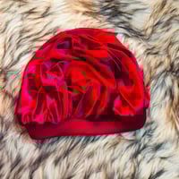 Image 3 of Banded Silk Bonnets (Child Size)
