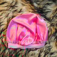 Image 5 of Banded Silk Bonnets (Child Size)